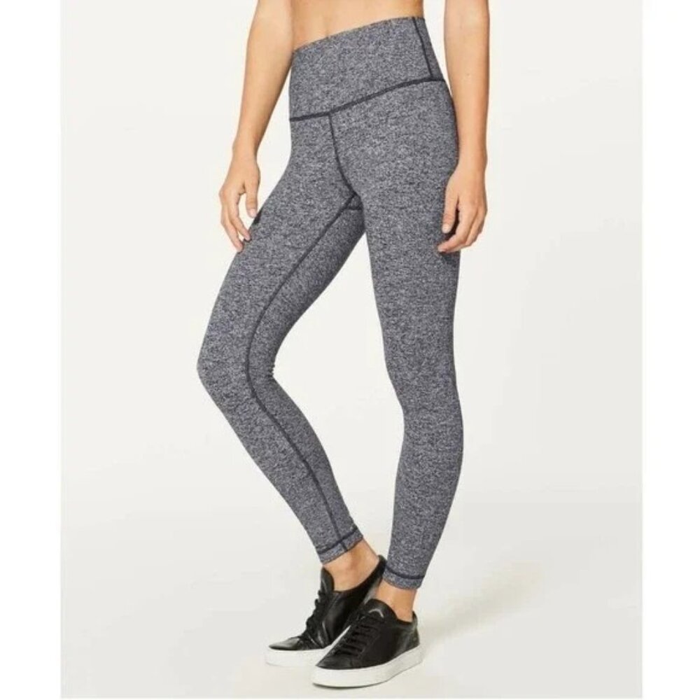 NWOT Lululemon Wunder Under Hi-Rise Tight Heathered Black Buttery Soft Leggings - Picture 11 of 16